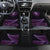 Purple African Dashiki With Aotearoa Maori Car Mats Paua Shell Mix Silver Fern