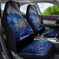 New Zealand Stewart Island Car Seat Cover Rakiura Kiwi Maori Glowing Sky LT14 - Polynesian Pride