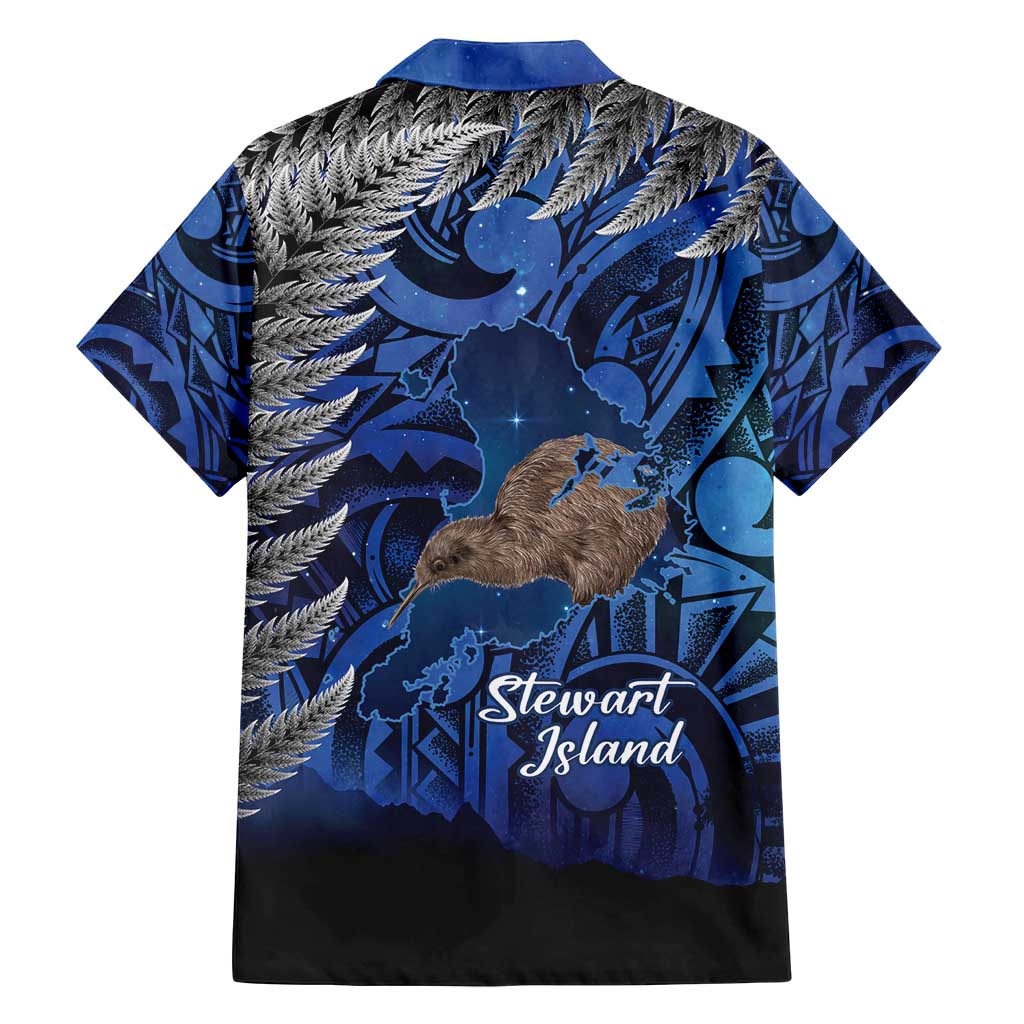New Zealand Stewart Island Family Matching Summer Maxi Dress and Hawaiian Shirt Rakiura Kiwi Maori Glowing Sky LT14 - Polynesian Pride
