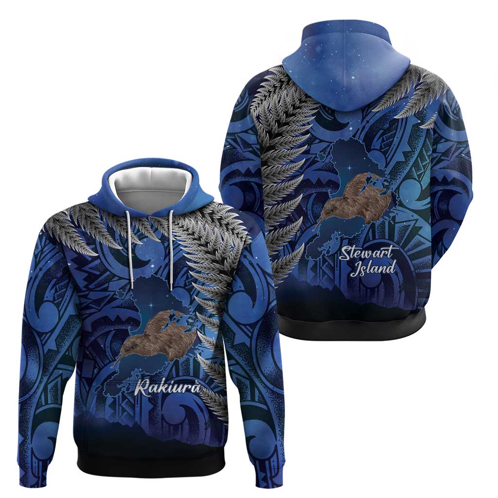New Zealand Stewart Island Hoodie Rakiura Kiwi Maori Glowing Sky LT14 - Polynesian Pride