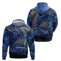 New Zealand Stewart Island Hoodie Rakiura Kiwi Maori Glowing Sky LT14 - Polynesian Pride