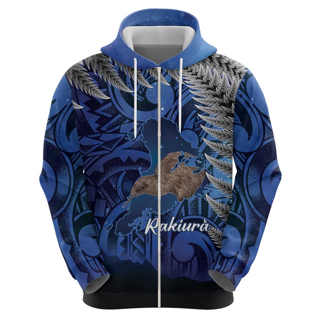 New Zealand Stewart Island Hoodie Rakiura Kiwi Maori Glowing Sky LT14 - Polynesian Pride