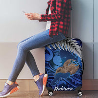 New Zealand Stewart Island Luggage Cover Rakiura Kiwi Maori Glowing Sky LT14 - Polynesian Pride