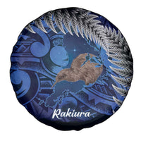 New Zealand Stewart Island Spare Tire Cover Rakiura Kiwi Maori Glowing Sky LT14 - Polynesian Pride