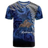 New Zealand Stewart Island T Shirt Rakiura Kiwi Maori Glowing Sky