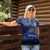 New Zealand Stewart Island Women Polo Shirt Rakiura Kiwi Maori Glowing Sky