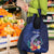 Personalised Guam Liberation Day Grocery Bag Happy 80th Anniversary Fish Hook Mix Tropical Flowers