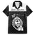 Guam Liberation Day Family Matching Tank Maxi Dress and Hawaiian Shirt Biba Guahan Chamorro 80th Anniversary - Black