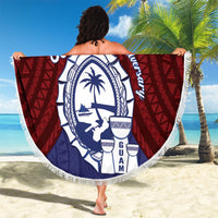 Guam Liberation Day Beach Blanket Biba Guahan Chamorro 80th Anniversary - Blue