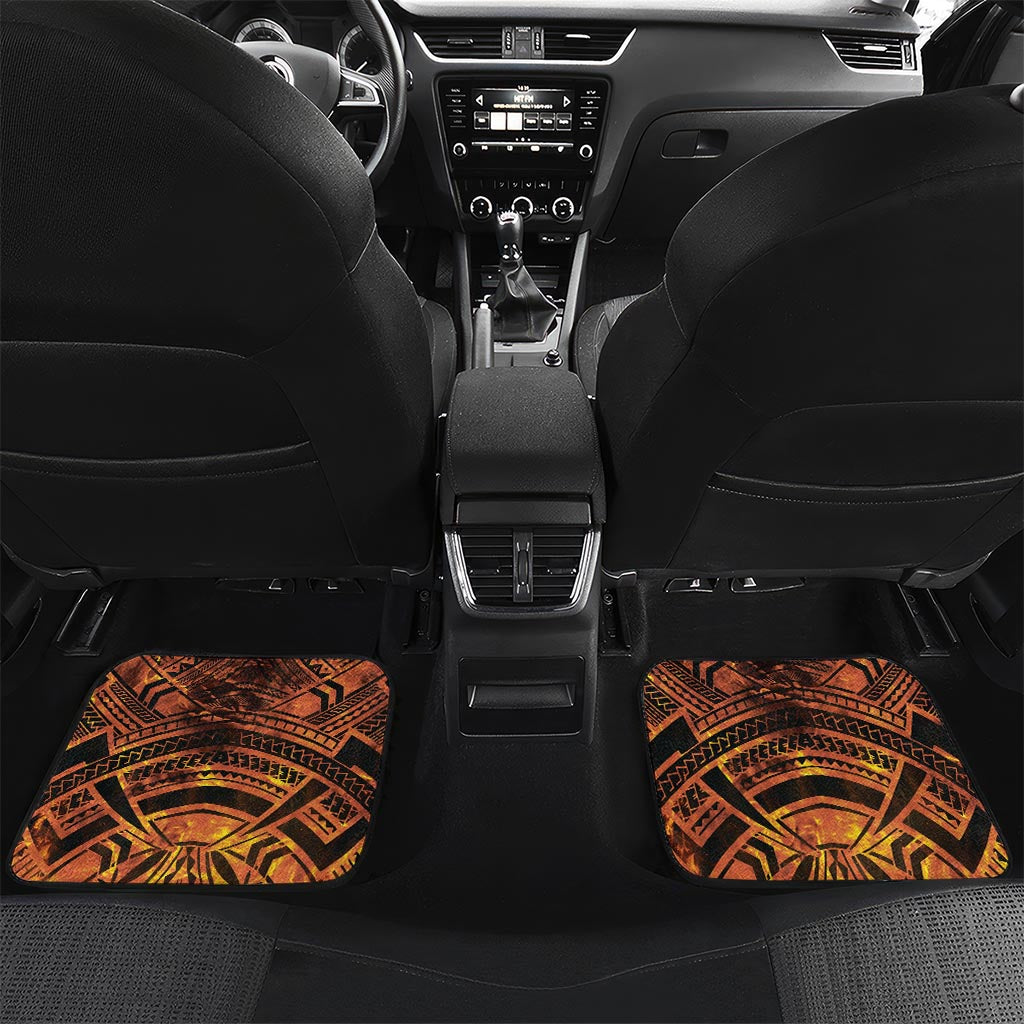 Samoa Teuila 2024 Festival Car Mats Samoan Siva Afi With Red Gingers