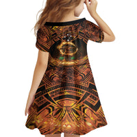 Samoa Teuila 2024 Festival Family Matching Summer Maxi Dress and Hawaiian Shirt Samoan Siva Afi With Red Gingers LT14 - Polynesian Pride