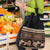 Black Samoa Siapo Teuila Flowers Grocery Bag