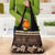 Black Samoa Siapo Teuila Flowers Grocery Bag