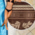 Brown Samoa Siapo Teuila Flowers Beach Blanket