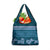 Dark Cyan Samoa Siapo Teuila Flowers Grocery Bag