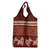 Red Samoa Siapo Teuila Flowers Grocery Bag