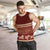 Red Samoa Siapo Teuila Flowers Men Tank Top