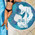 Turquoise Polynesia Father's Day Beach Blanket Dad You Are My Hero