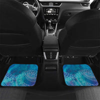 Turquoise Polynesia Father's Day Car Mats Dad You Are My Hero