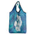 Turquoise Polynesia Father's Day Grocery Bag Dad You Are My Hero