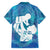 Turquoise Polynesia Father's Day Hawaiian Shirt Dad You Are My Hero