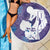 Purple Polynesia Father's Day Beach Blanket Dad You Are My Hero