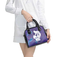 Purple Polynesia Father's Day Shoulder Handbag Dad You Are My Hero