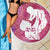 Pink Polynesia Father's Day Beach Blanket Dad You Are My Hero