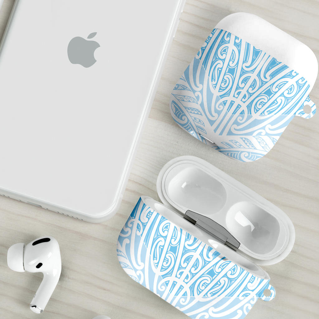 Blue New Zealand Puhoro Maori Tattoo AirPods Case