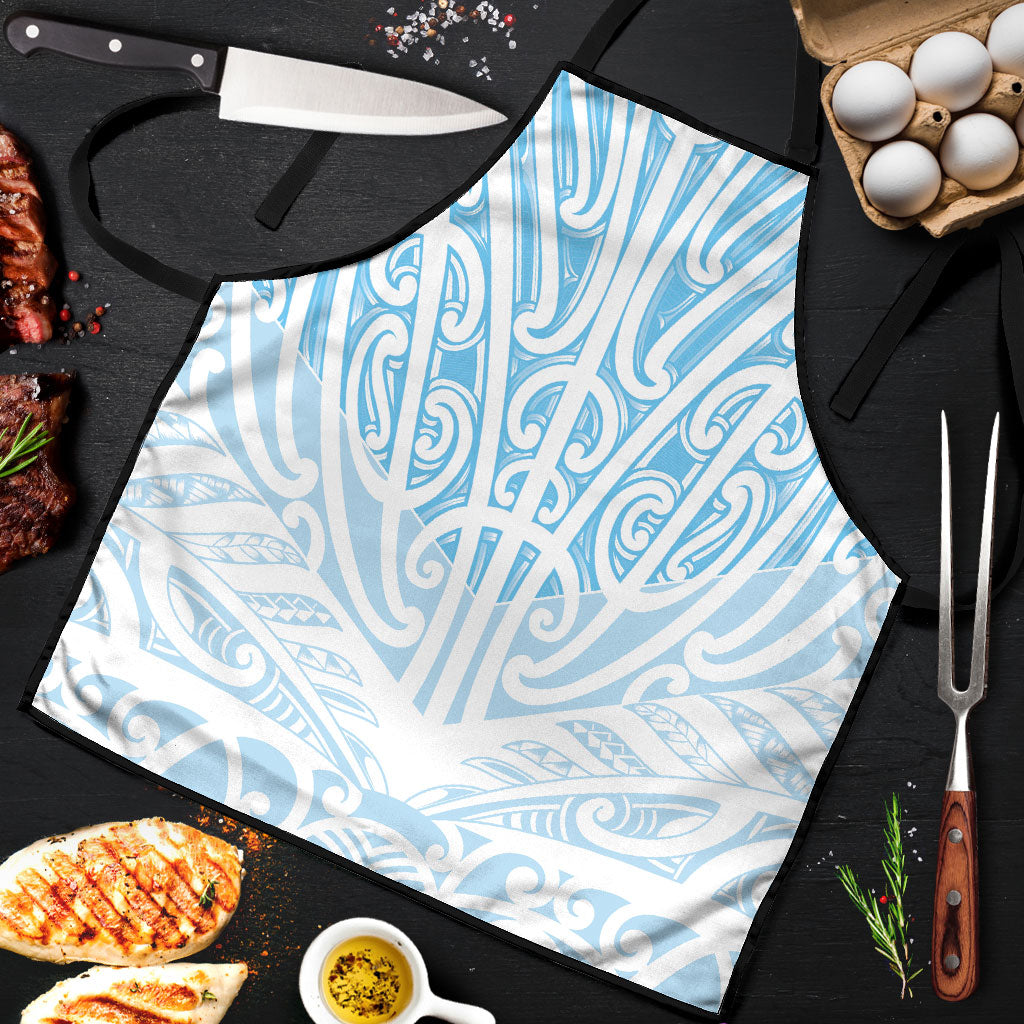 Blue New Zealand Puhoro Maori Tattoo Apron