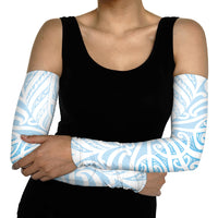 Blue New Zealand Puhoro Maori Tattoo Arm Sleeves