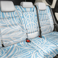 Blue New Zealand Puhoro Maori Tattoo Back Car Seat Cover