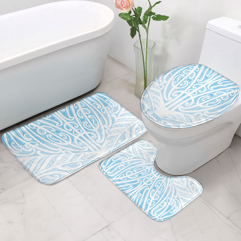 Blue New Zealand Puhoro Maori Tattoo Bathroom Set