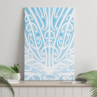 Blue New Zealand Puhoro Maori Tattoo Canvas Wall Art