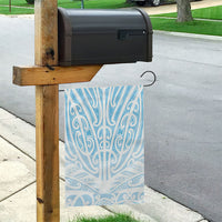 Blue New Zealand Puhoro Maori Tattoo Garden Flag