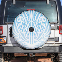 Blue New Zealand Puhoro Maori Tattoo Spare Tire Cover