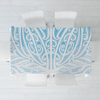 Blue New Zealand Puhoro Maori Tattoo Tablecloth