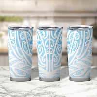 Blue New Zealand Puhoro Maori Tattoo Tumbler Cup