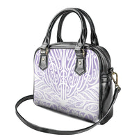 Purple New Zealand Puhoro Maori Tattoo Shoulder Handbag