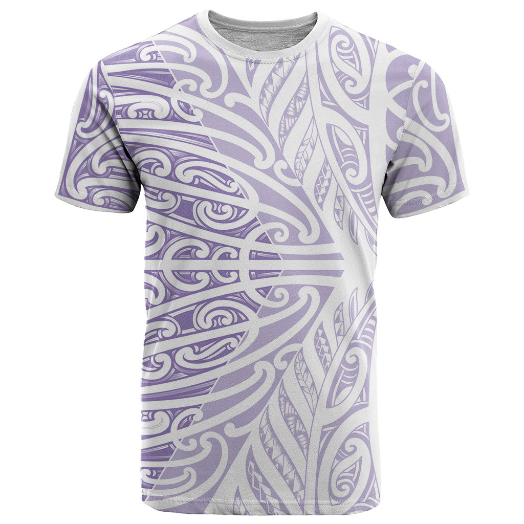 Purple New Zealand Puhoro Maori Tattoo T Shirt