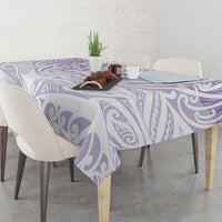 Purple New Zealand Puhoro Maori Tattoo Tablecloth