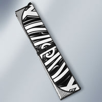 Black New Zealand Puhoro Maori Tattoo Auto Sun Shade
