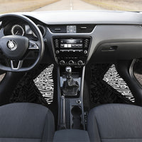 Black New Zealand Puhoro Maori Tattoo Car Mats