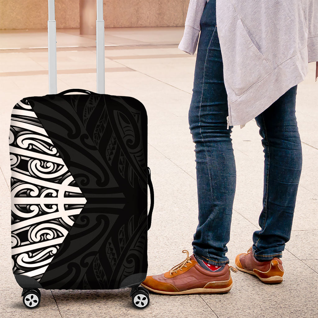 Black New Zealand Puhoro Maori Tattoo Luggage Cover