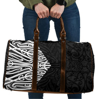 Black New Zealand Puhoro Maori Tattoo Travel Bag