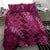 Pink Aloha Hawaii Bedding Set Hawaiian Kakau Ohia Lehua Lei - Polynesian Pride