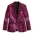 Pink Aloha Hawaii Blazer Hawaiian Kakau Ohia Lehua Lei - Polynesian Pride