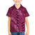 Pink Aloha Hawaii Family Matching Short Sleeve Bodycon Dress and Hawaiian Shirt Hawaiian Kakau Ohia Lehua Lei - Polynesian Pride