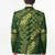 Green Aloha Hawaii Blazer Hawaiian Kakau Ohia Lehua Lei - Polynesian Pride