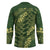 Green Aloha Hawaii Hockey Jersey Hawaiian Kakau Ohia Lehua Lei - Polynesian Pride